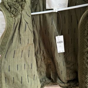 NWT Anthropologie Olive Green Jacket